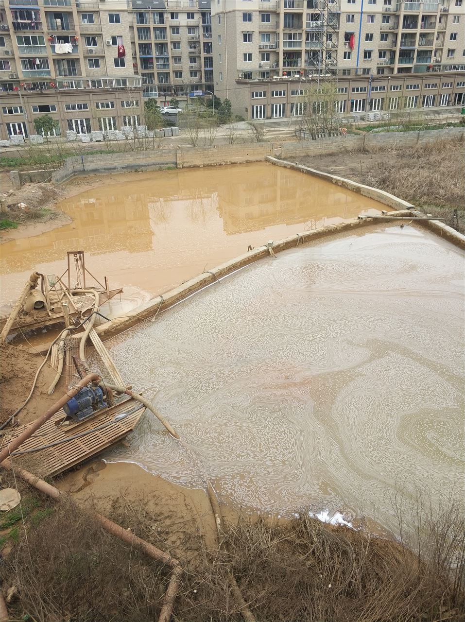 桥西沉淀池淤泥清理-厂区废水池淤泥清淤